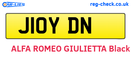 J10YDN are the vehicle registration plates.