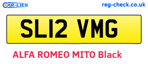 SL12VMG are the vehicle registration plates.