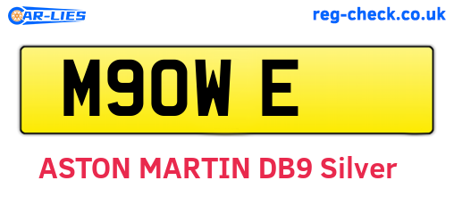 M9OWE are the vehicle registration plates.