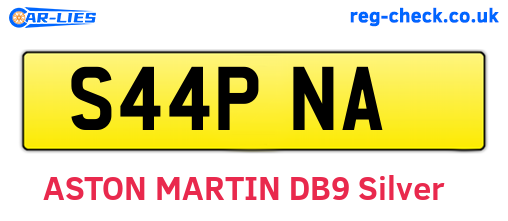 S44PNA are the vehicle registration plates.
