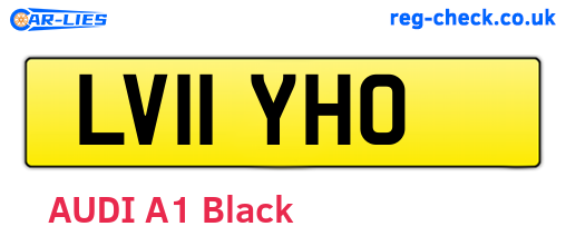 LV11YHO are the vehicle registration plates.