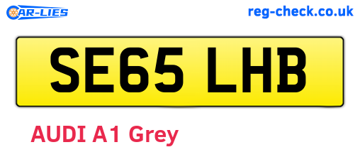 SE65LHB are the vehicle registration plates.