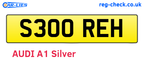 S300REH are the vehicle registration plates.