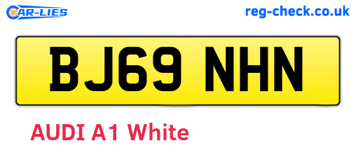 BJ69NHN are the vehicle registration plates.