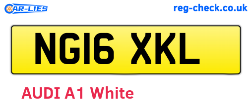 NG16XKL are the vehicle registration plates.