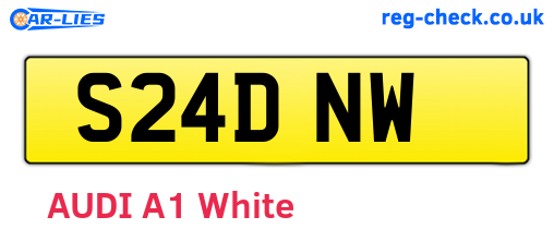 S24DNW are the vehicle registration plates.