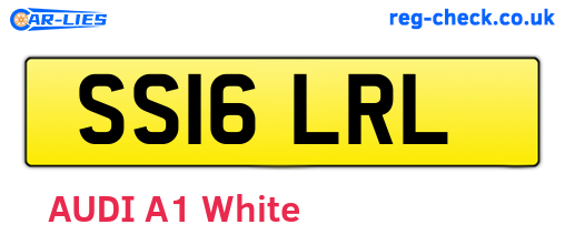 SS16LRL are the vehicle registration plates.
