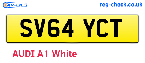 SV64YCT are the vehicle registration plates.
