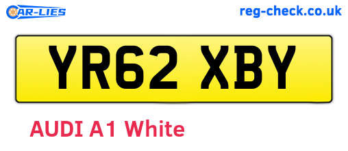 YR62XBY are the vehicle registration plates.