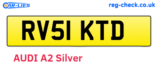 RV51KTD are the vehicle registration plates.