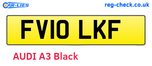 FV10LKF are the vehicle registration plates.