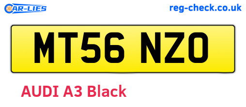 MT56NZO are the vehicle registration plates.