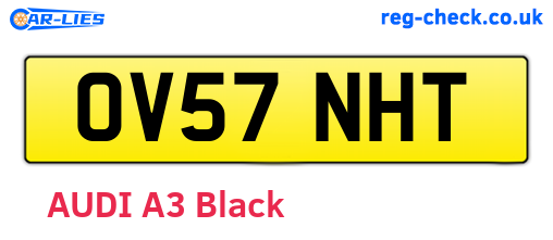 OV57NHT are the vehicle registration plates.