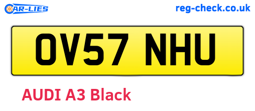 OV57NHU are the vehicle registration plates.
