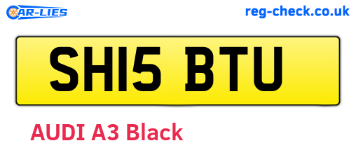 SH15BTU are the vehicle registration plates.