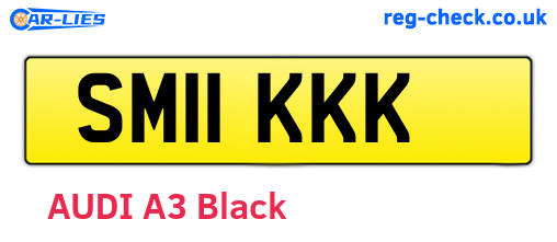 SM11KKK are the vehicle registration plates.