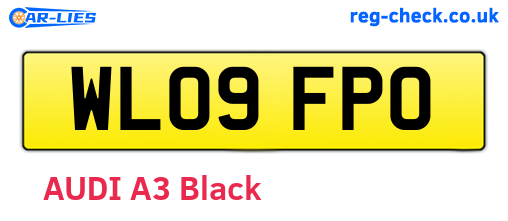 WL09FPO are the vehicle registration plates.