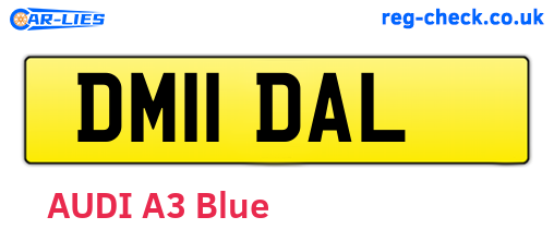 DM11DAL are the vehicle registration plates.