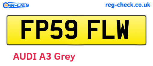 FP59FLW are the vehicle registration plates.
