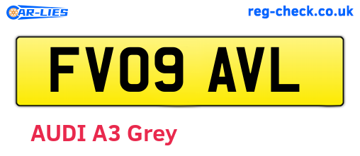 FV09AVL are the vehicle registration plates.