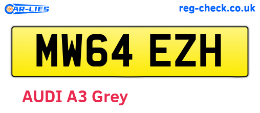 MW64EZH are the vehicle registration plates.