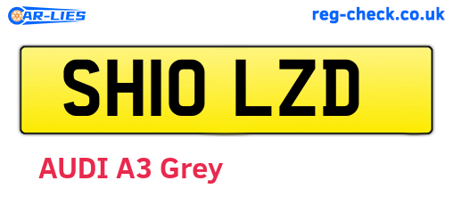 SH10LZD are the vehicle registration plates.
