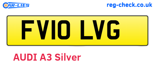 FV10LVG are the vehicle registration plates.