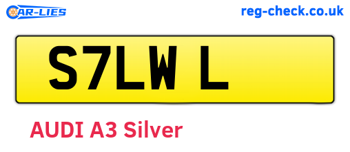 S7LWL are the vehicle registration plates.