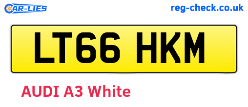 LT66HKM are the vehicle registration plates.