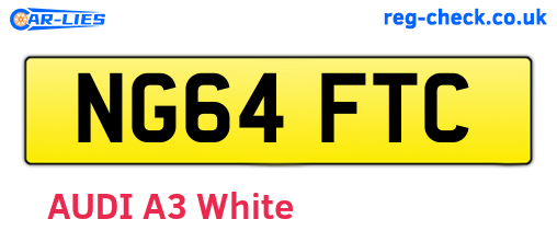 NG64FTC are the vehicle registration plates.