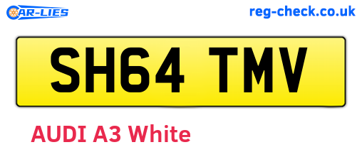 SH64TMV are the vehicle registration plates.