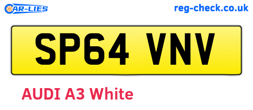 SP64VNV are the vehicle registration plates.