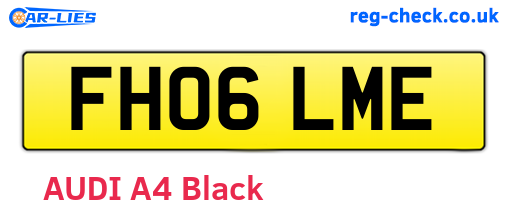 FH06LME are the vehicle registration plates.