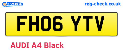 FH06YTV are the vehicle registration plates.