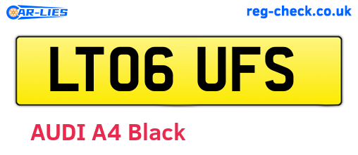 LT06UFS are the vehicle registration plates.