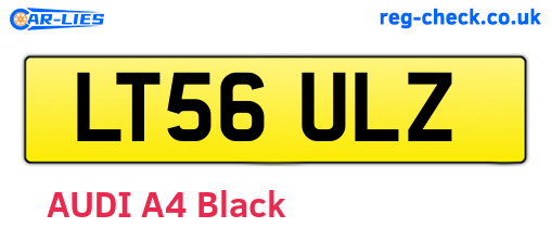 LT56ULZ are the vehicle registration plates.
