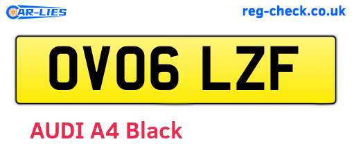 OV06LZF are the vehicle registration plates.