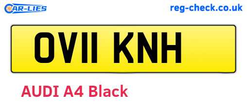 OV11KNH are the vehicle registration plates.