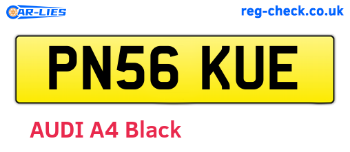 PN56KUE are the vehicle registration plates.