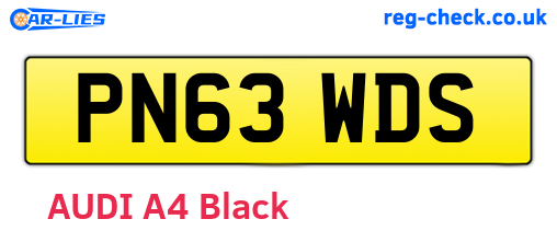 PN63WDS are the vehicle registration plates.