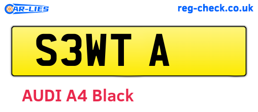 S3WTA are the vehicle registration plates.
