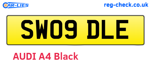 SW09DLE are the vehicle registration plates.