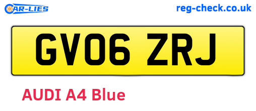GV06ZRJ are the vehicle registration plates.