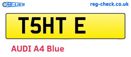 T5HTE are the vehicle registration plates.
