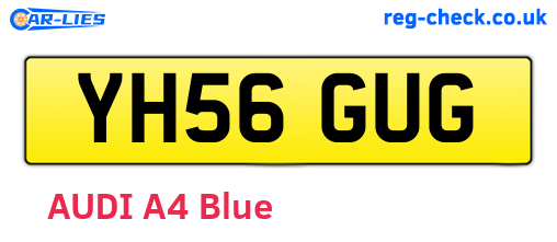 YH56GUG are the vehicle registration plates.