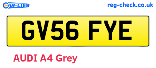 GV56FYE are the vehicle registration plates.