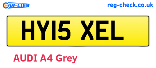 HY15XEL are the vehicle registration plates.