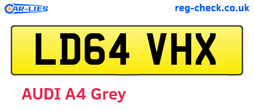 LD64VHX are the vehicle registration plates.