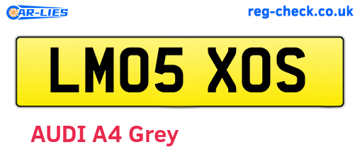LM05XOS are the vehicle registration plates.