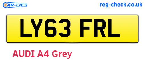 LY63FRL are the vehicle registration plates.